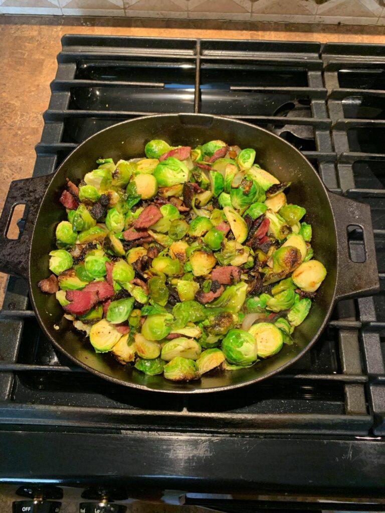 Gabrielle's Brussels Sprouts Stir Fry